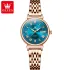 OLEVS 9997 Women's Watch - SkyBlue & RoseGold